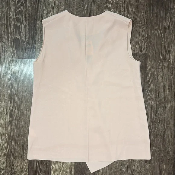 Vince Women's Pink Light Pink Sleeveless Zipper Top Size medium - Picture 2 of 6